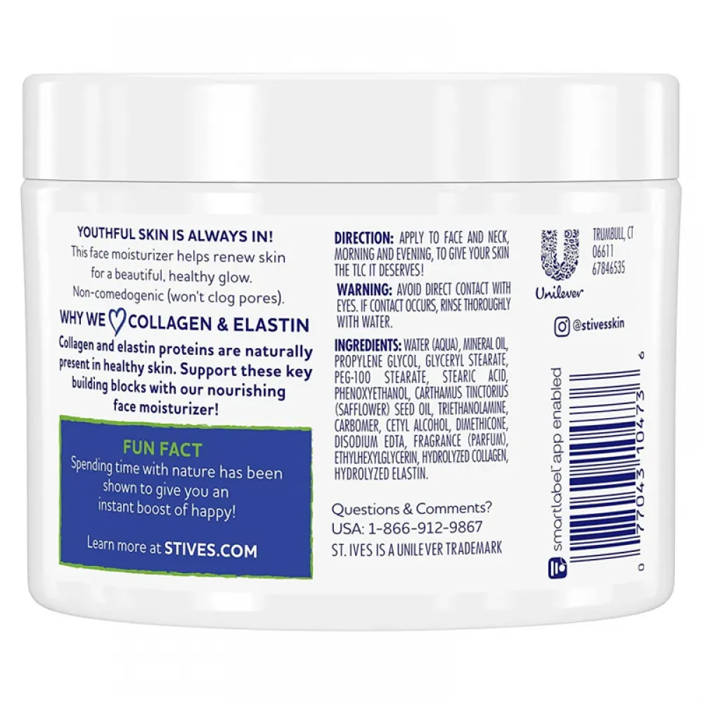 St. Ives Renewing Collagen & Elastin Moisturizer - 283g