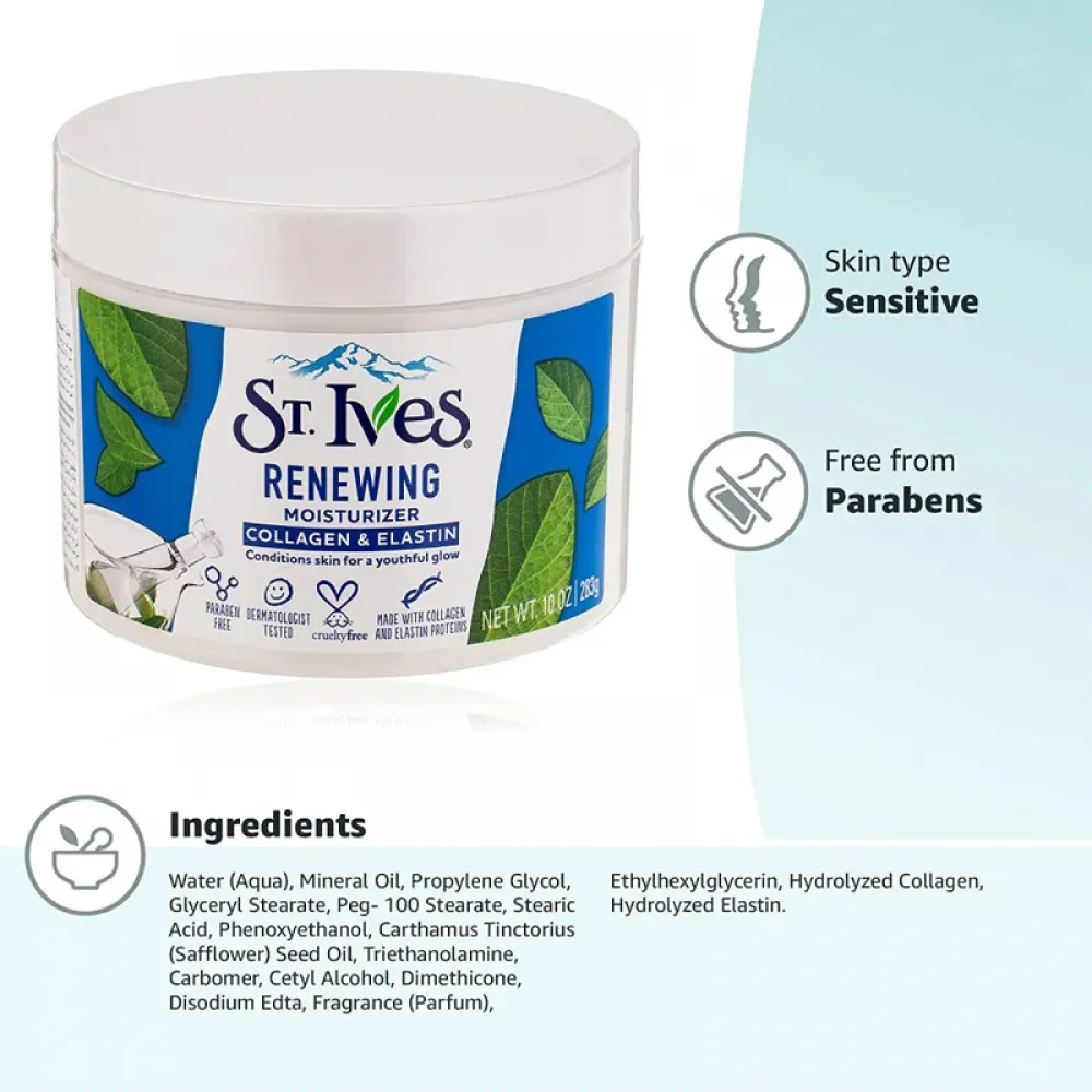 St. Ives Renewing Collagen & Elastin Moisturizer - 283g