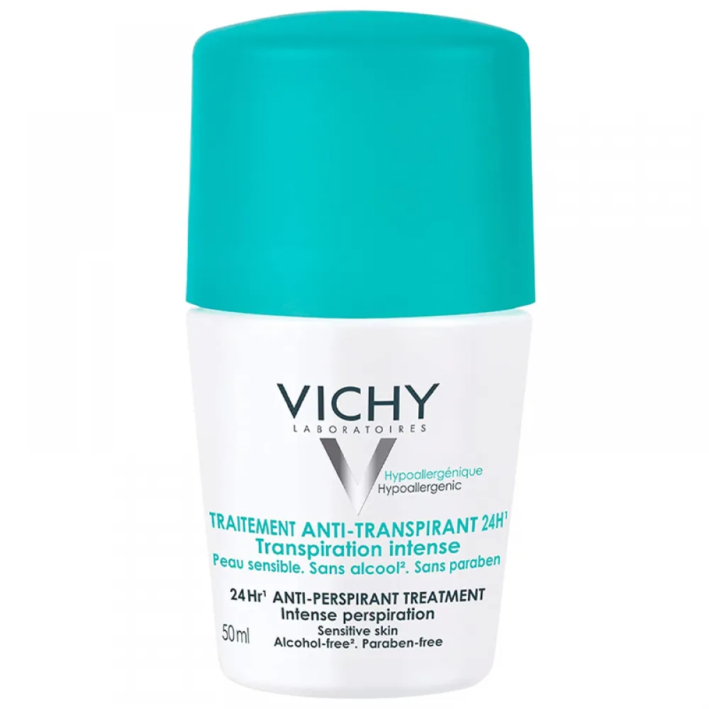 VICHY DEODORANT ROLL ON SENSITIVE 48H 50ML(GREEN)
