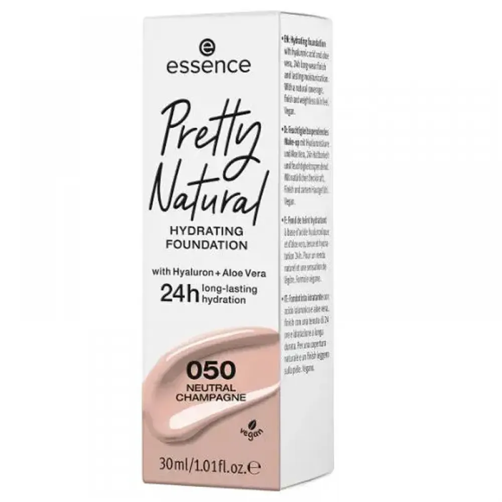 Essence Pretty Natural Hydrating Found. 050- Nude