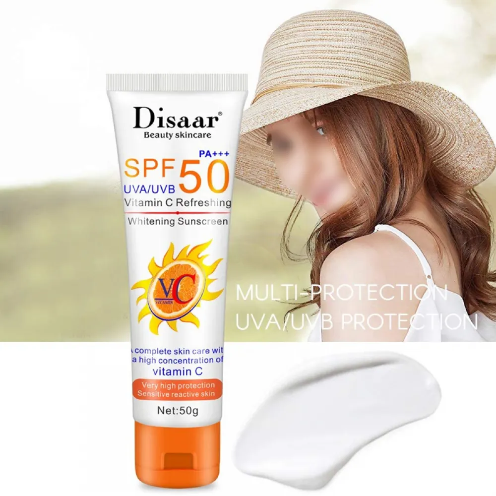 ديسار كريم واقي شمس مع فيتامين سي بعامل حماية (SPF 50) - 50 جم