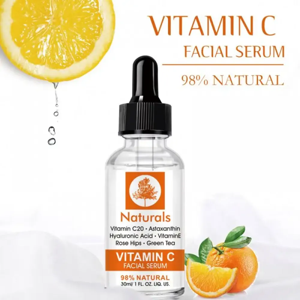 Vitamin C Serum with Hyaluronic Acid & Witch Hazel Reduce Dark Spots, Firmer Skin