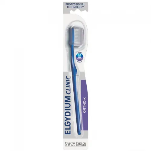 ELGYDIUM CLINIC ORTHO X ADULT TOOTHBRUSH