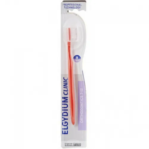 ELGYDIUM CLINIC ORTHODONTICS TOOTHBRUSH AGES 7 TO 12