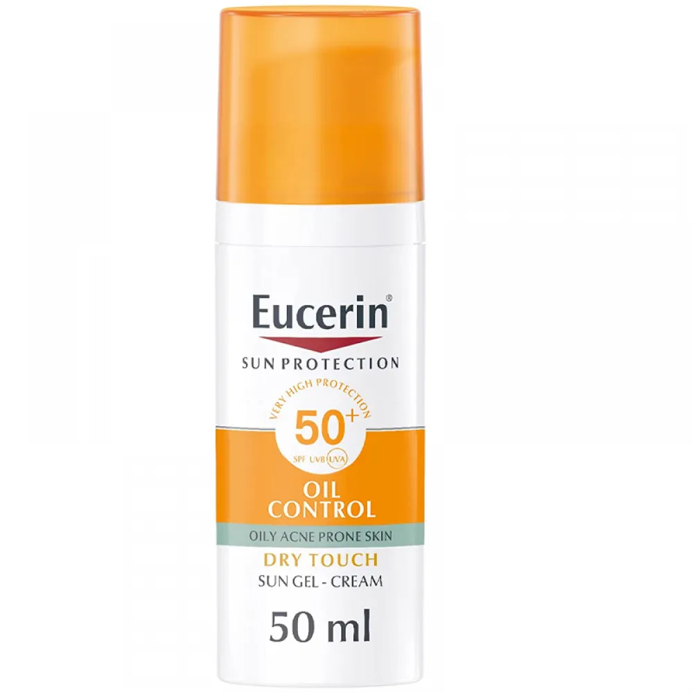 Eucerin oil control sun gel-cream dry touch spf50, 50ml
