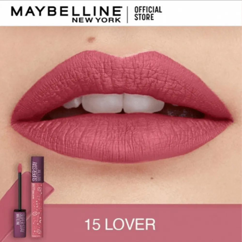 Maybelline New York Superstay Matte Ink Zodiac Liquid Lipstick - 15 Lover