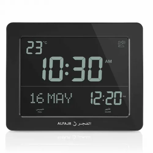 Alfajr Desk Clock  black CF-19