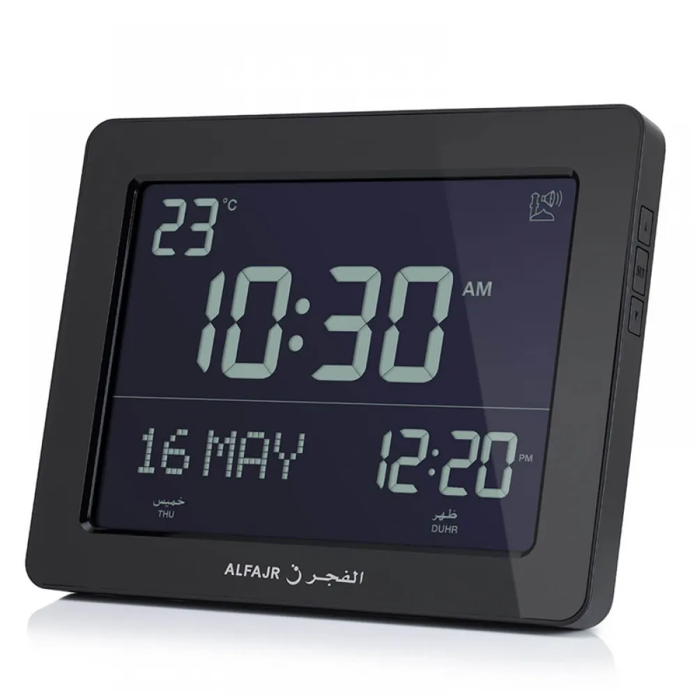 Alfajr Desk Clock  black CF-19