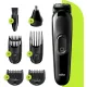 Braun Mgk3220 Male Grooming Kit All-In-One Trimmer 6 In 1 Rechargeable Beard Trimmer, Hair Clipper, Ear And Nose Trimmer, Black - Pack Of 1