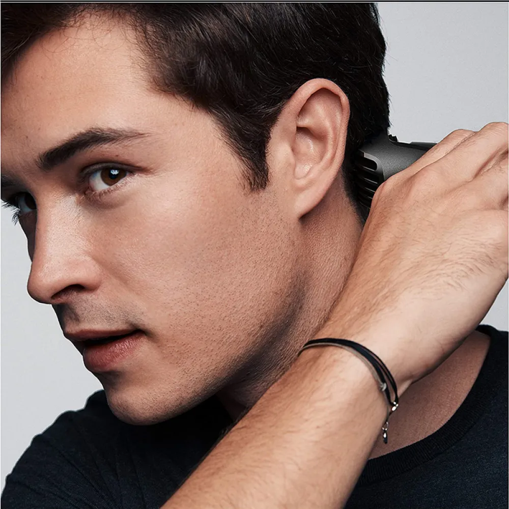 Braun Mgk3220 Male Grooming Kit All-In-One Trimmer 6 In 1 Rechargeable Beard Trimmer, Hair Clipper, Ear And Nose Trimmer, Black - Pack Of 1