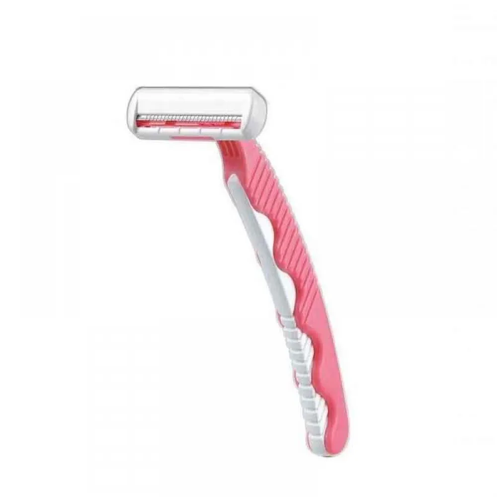 3-Piece Feather Piany Razor For Body Set Multicolor