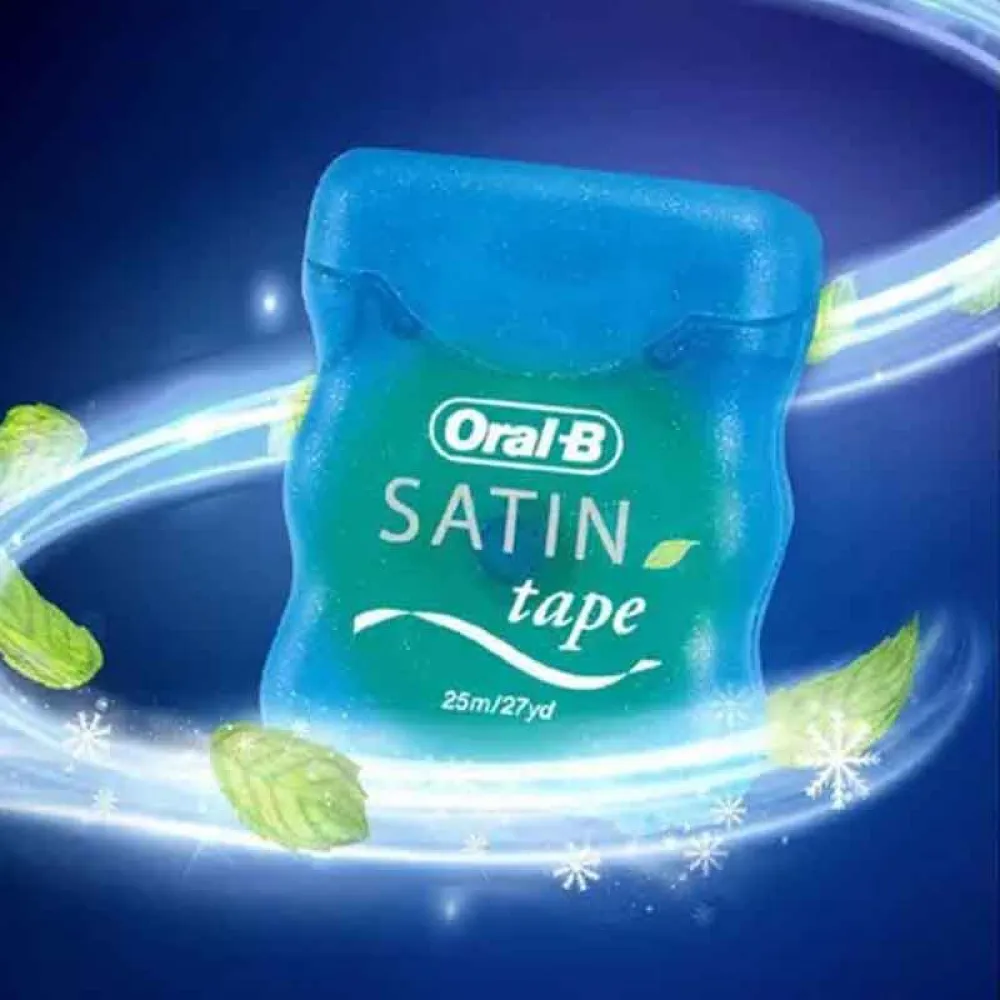 Oral-B Satin Tape Floss Mint 25m