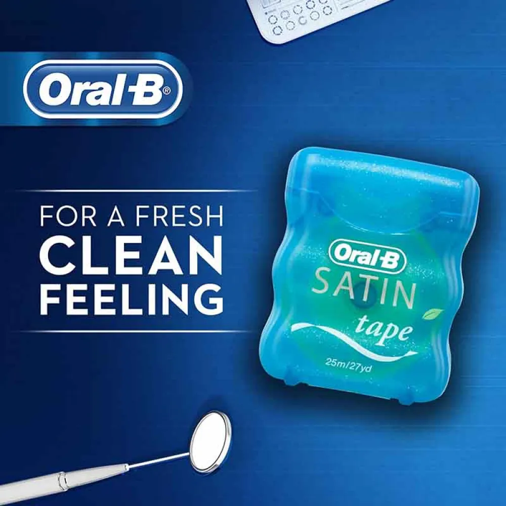 Oral-B Satin Tape Floss Mint 25m