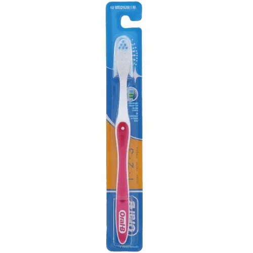 فرشاة اورال بي أسنان متوسطة النعومة 