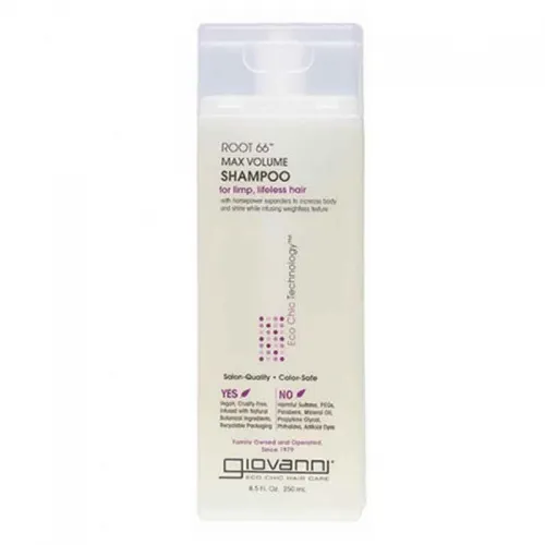 شامبو روت 66 ماكس فوليوم لتكثيف الشعر من جيوفاني - 250مل
