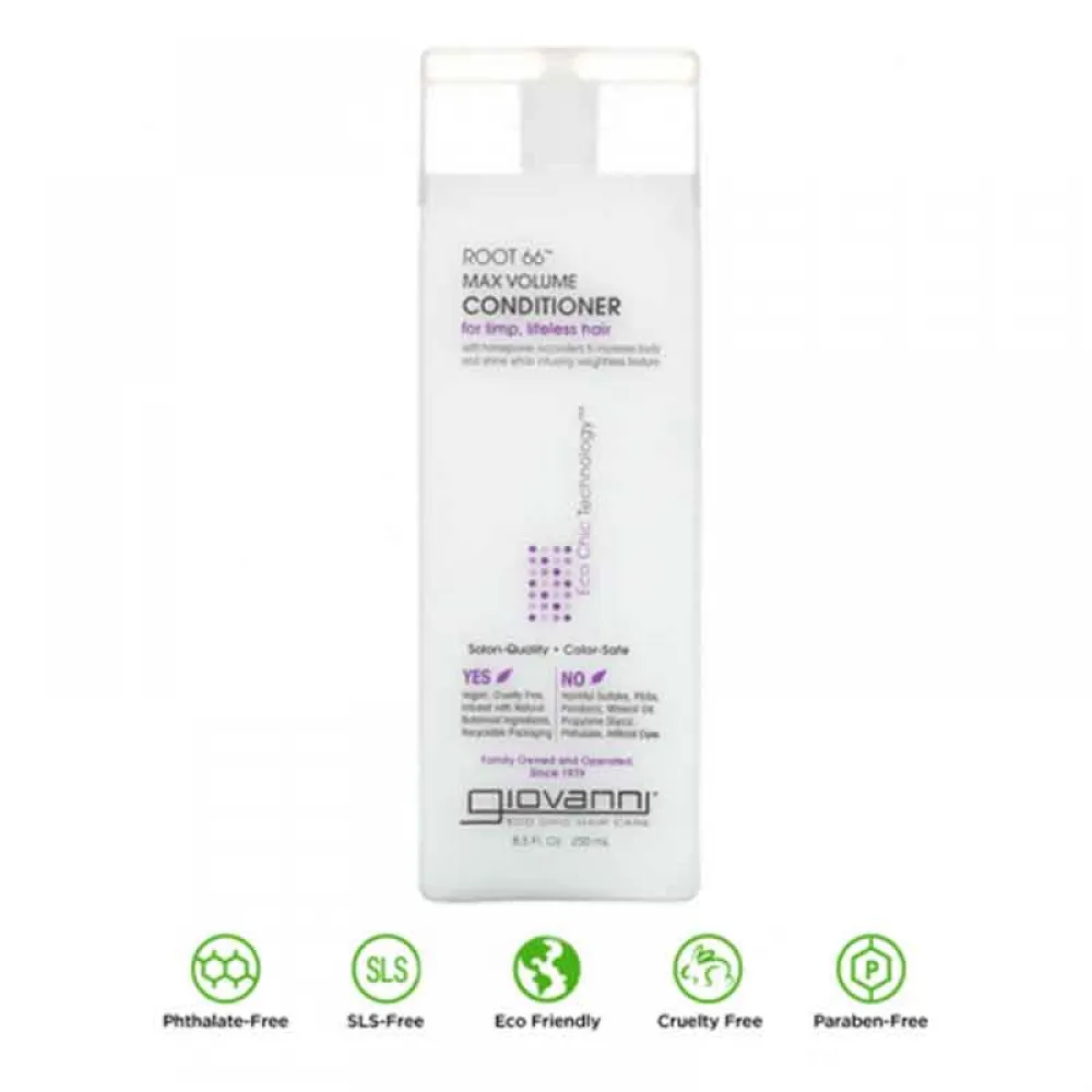 بلسم الكثافة القصوى 66 روت للشعر المتقصف والضعيف من جيوفاني- 250 مل