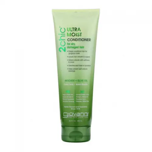 بلسم 2 تشيك فائق الترطيب للشعر الجاف التالف بالأفوكادو و زيت الزيتون من جيوفاني - 250 مل