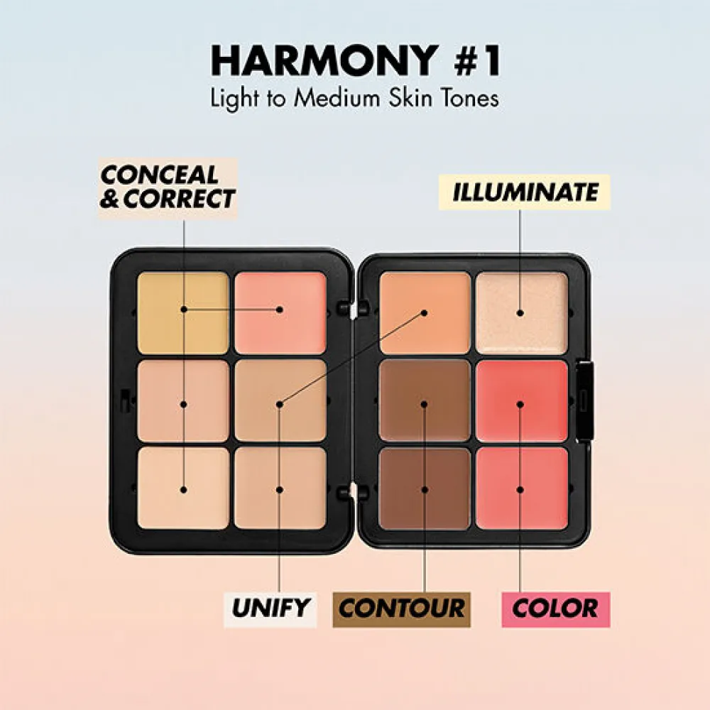 Make Up For Ever HD Skin Face Palette - Harmony 1