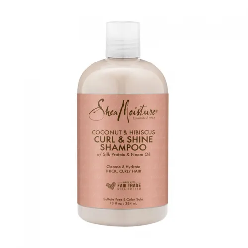 Shea Moisture Coconut & Hibiscus & Curl & Shine Shampoo - 384ml
