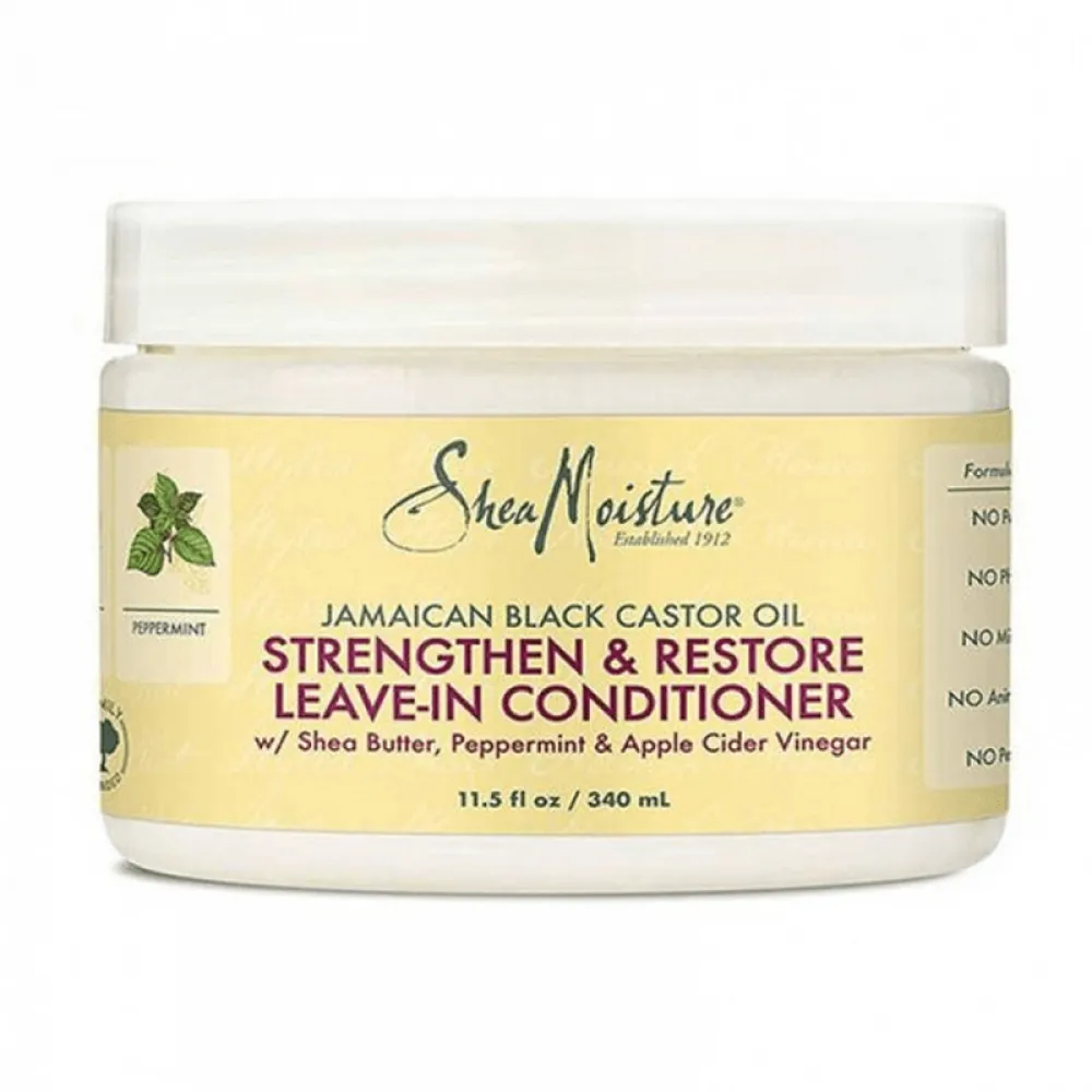 Shea Moisture Jamaican Black Castor Oil Strengthen & Restore Leave In Conditioner - 340ml