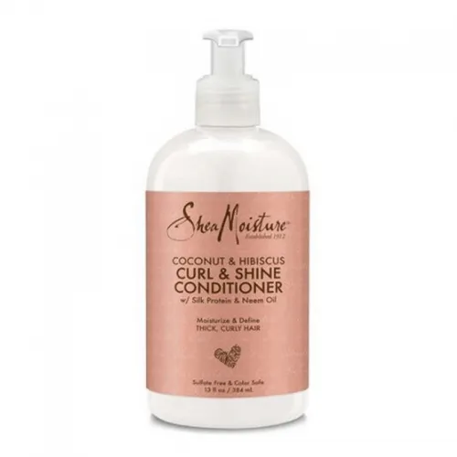 Shea Moisture Coconut & Hibiscus & Curl & Shine Conditioner - 384ml