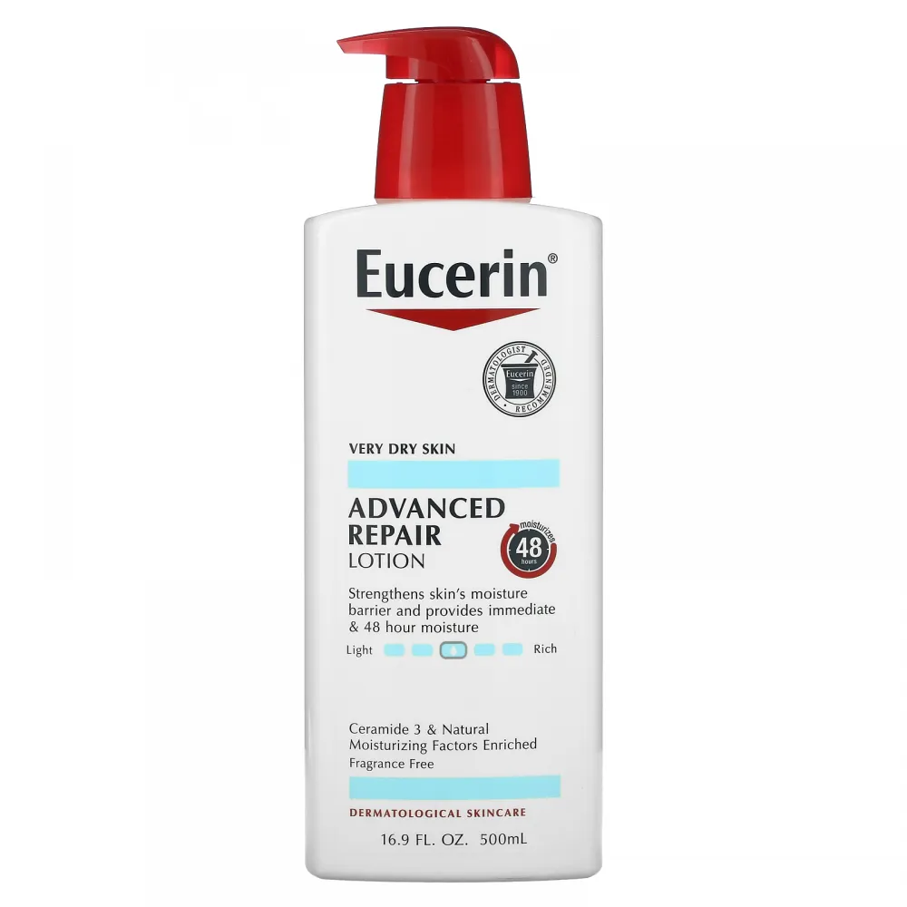 Eucerin Advanced Repair Lotion, Fragrance Free 500mil