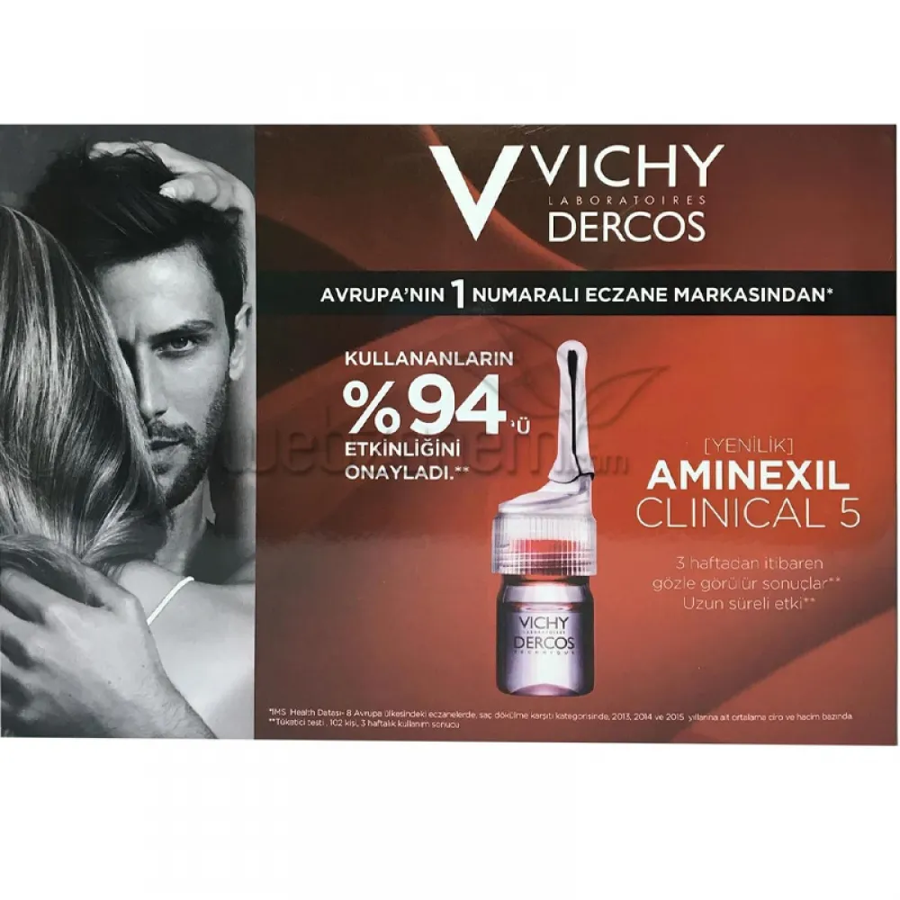 Vichy Dercos Aminexil Clinical 5 Men 21 Monodoses