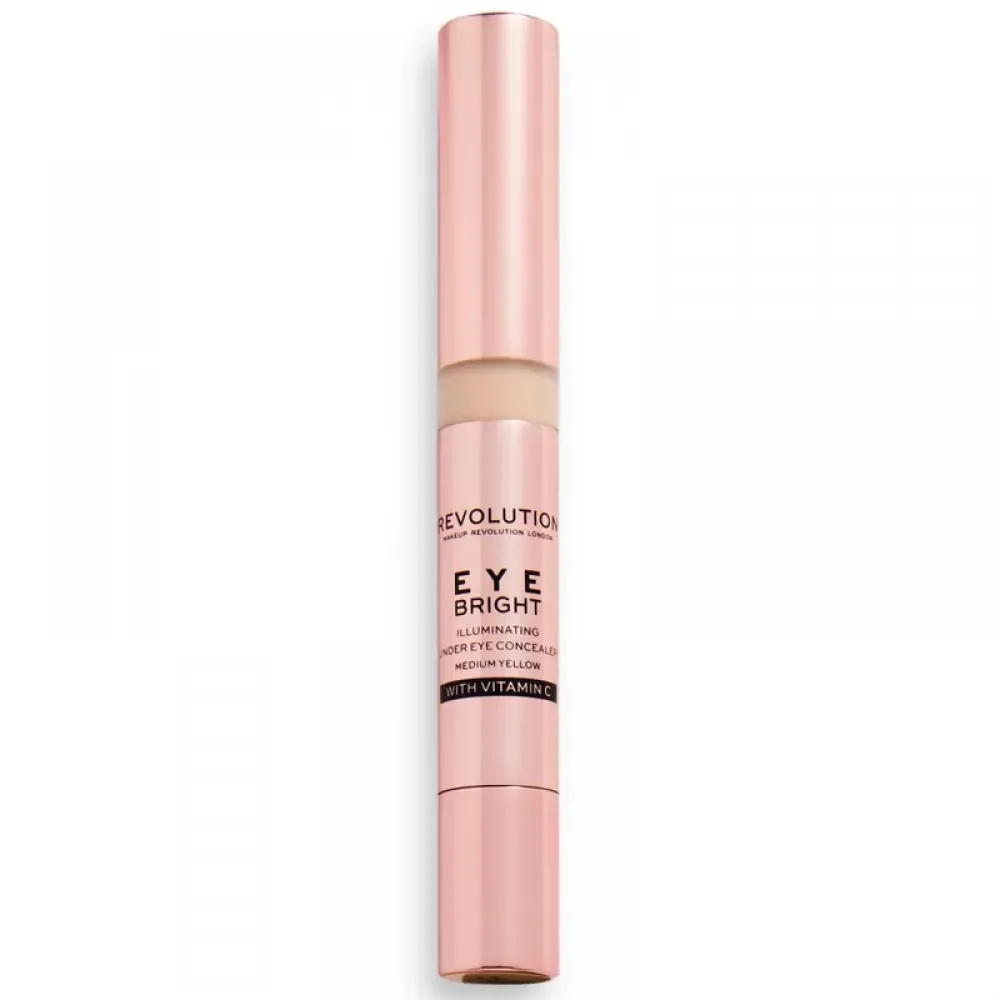Makeup Revolution, Eye Bright, Concealer, Medium Yellow, 3ml