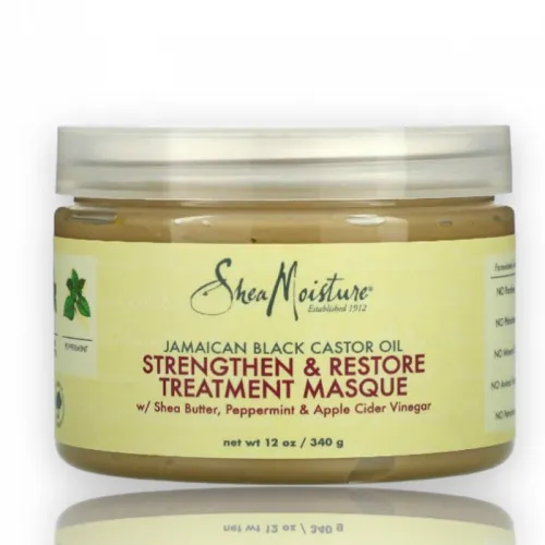 Shea Moisture Jamaican Black Castor Oil Strengthen, & Restore Treatment Masque | 12 fl.oz.