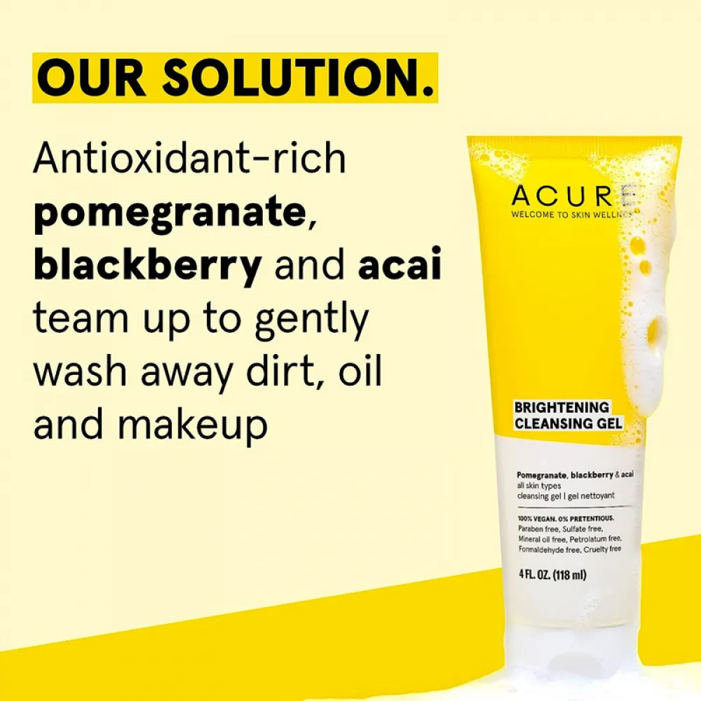 Acure Brightening Cleansing Gel - 118ml
