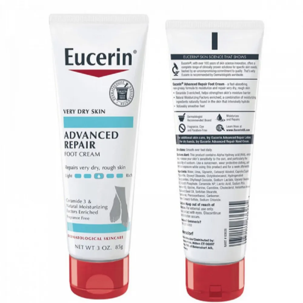 Eucerin Advanced Repair Light Feel Foot Creme - 85g