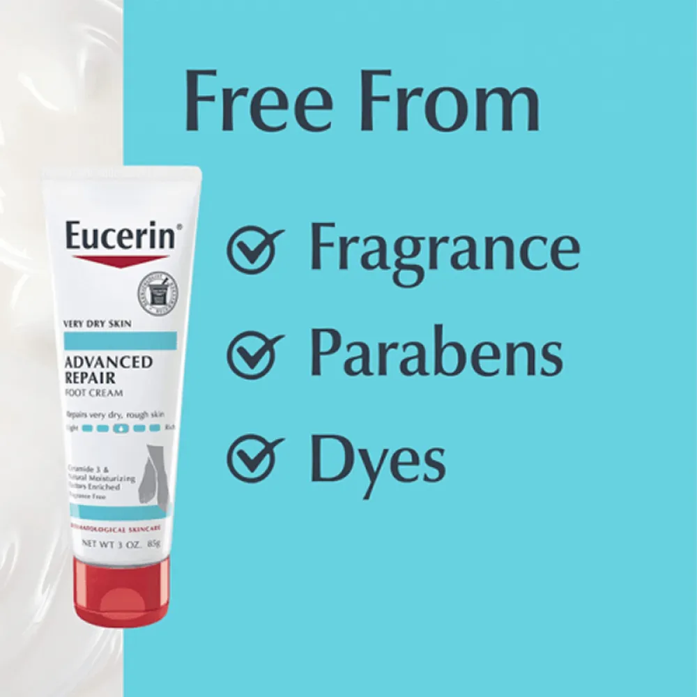 Eucerin Advanced Repair Light Feel Foot Creme - 85g