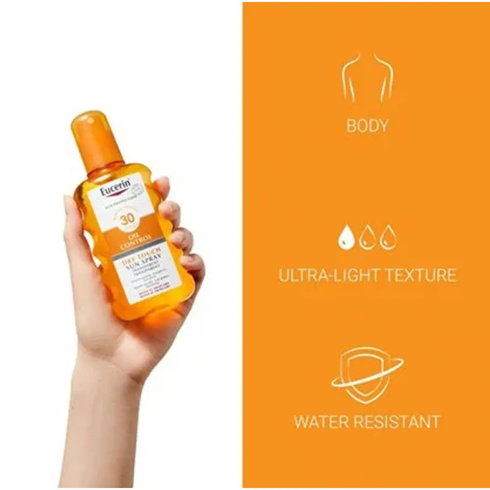 EUCERIN Sun Body Oil Control Transparent Spray SPF 50+