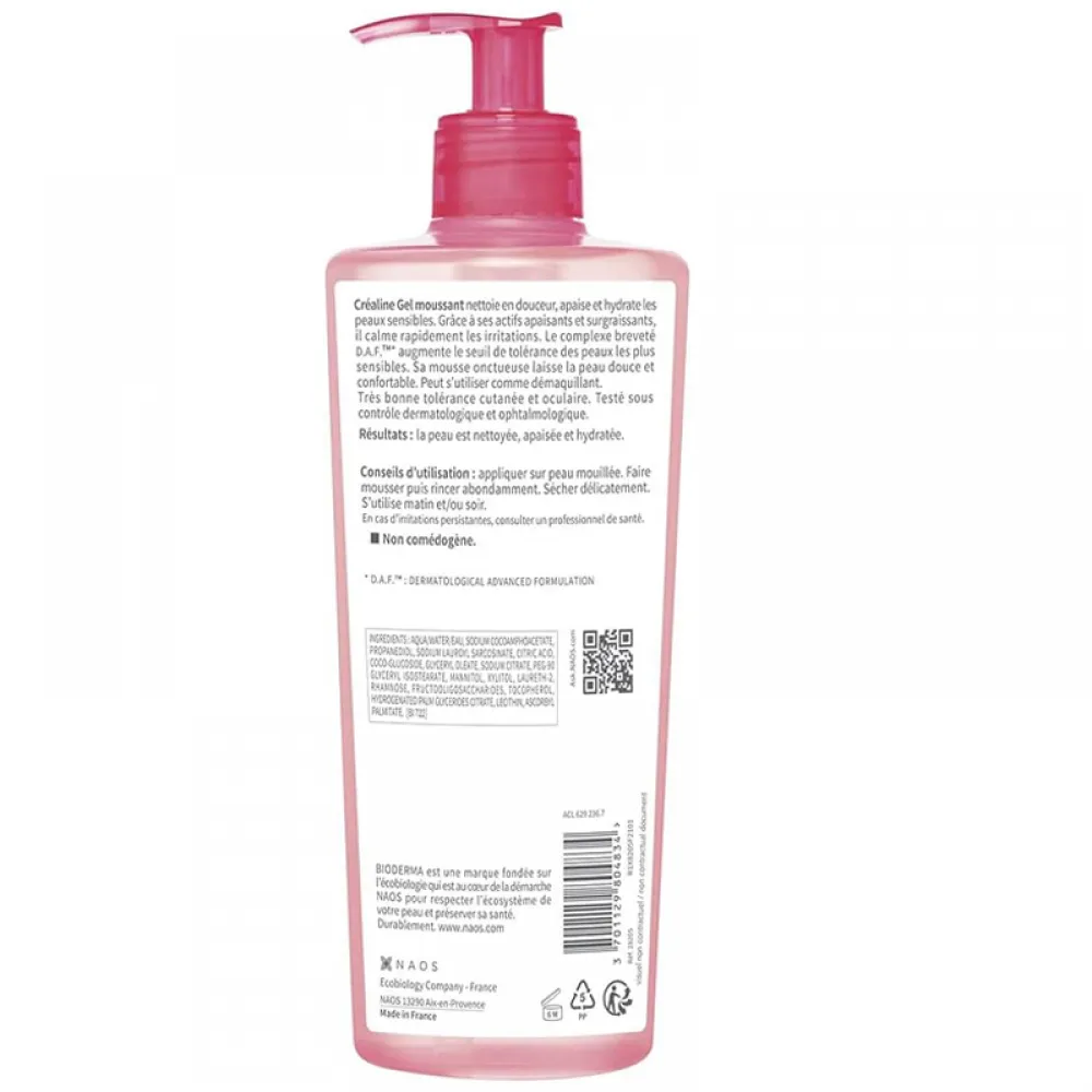 Bioderma Pink gel mousse 500ml crealine