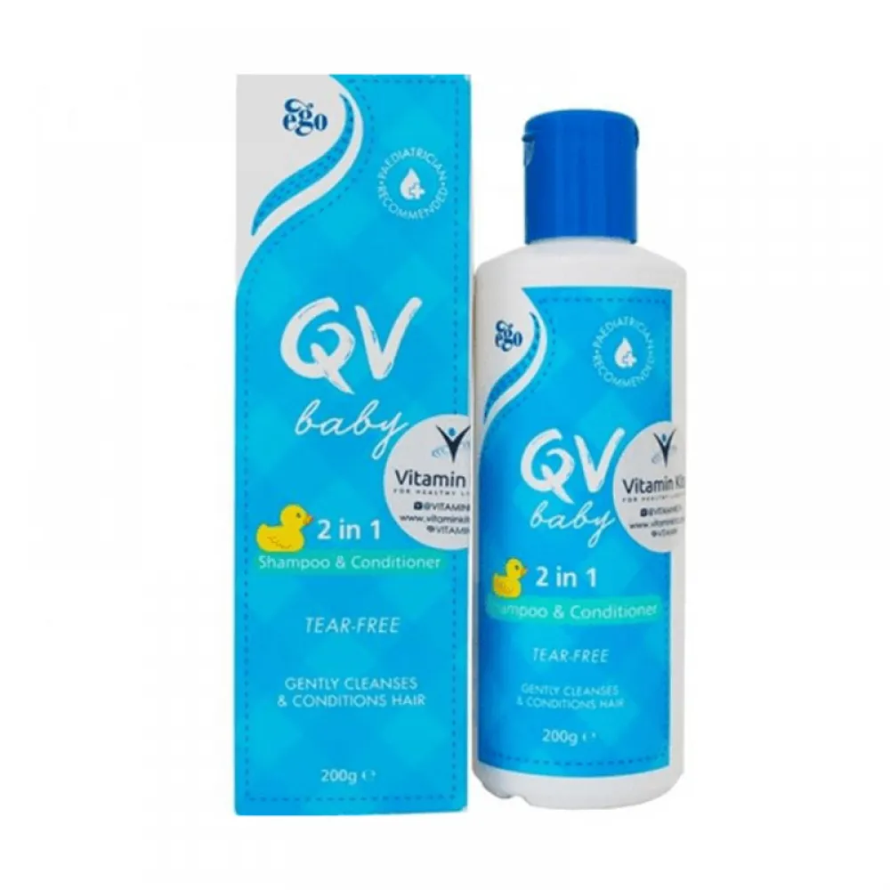 QV Baby 2 In 1 Shampoo & Conditioner - 200g