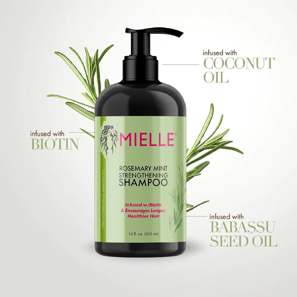 Mielle, Strengthening Shampoo, Rosemary Mint, 12 fl oz (355 ml)