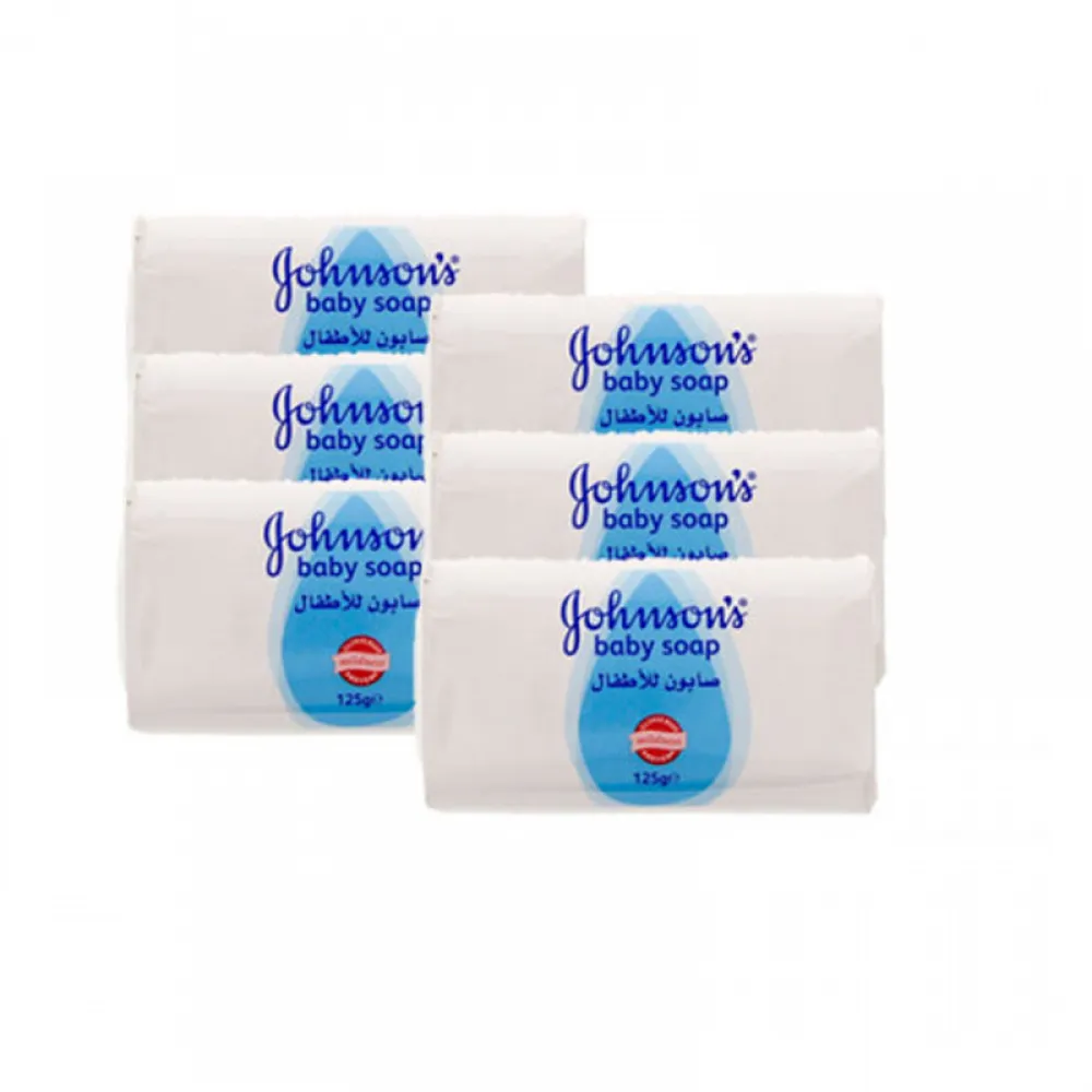 جونسونز صابون اطفال عادي (5+1 مجاني) 125 جرام