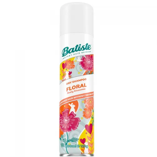 BATISTE - DRY SHAMPOO, FLORAL, LIVELY BLOSSOM, 200ML