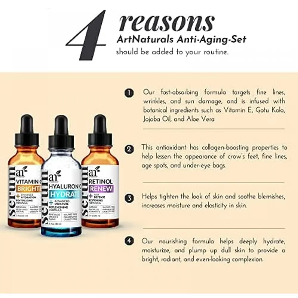 Serum Trio Set 3 Serums .5 ml each