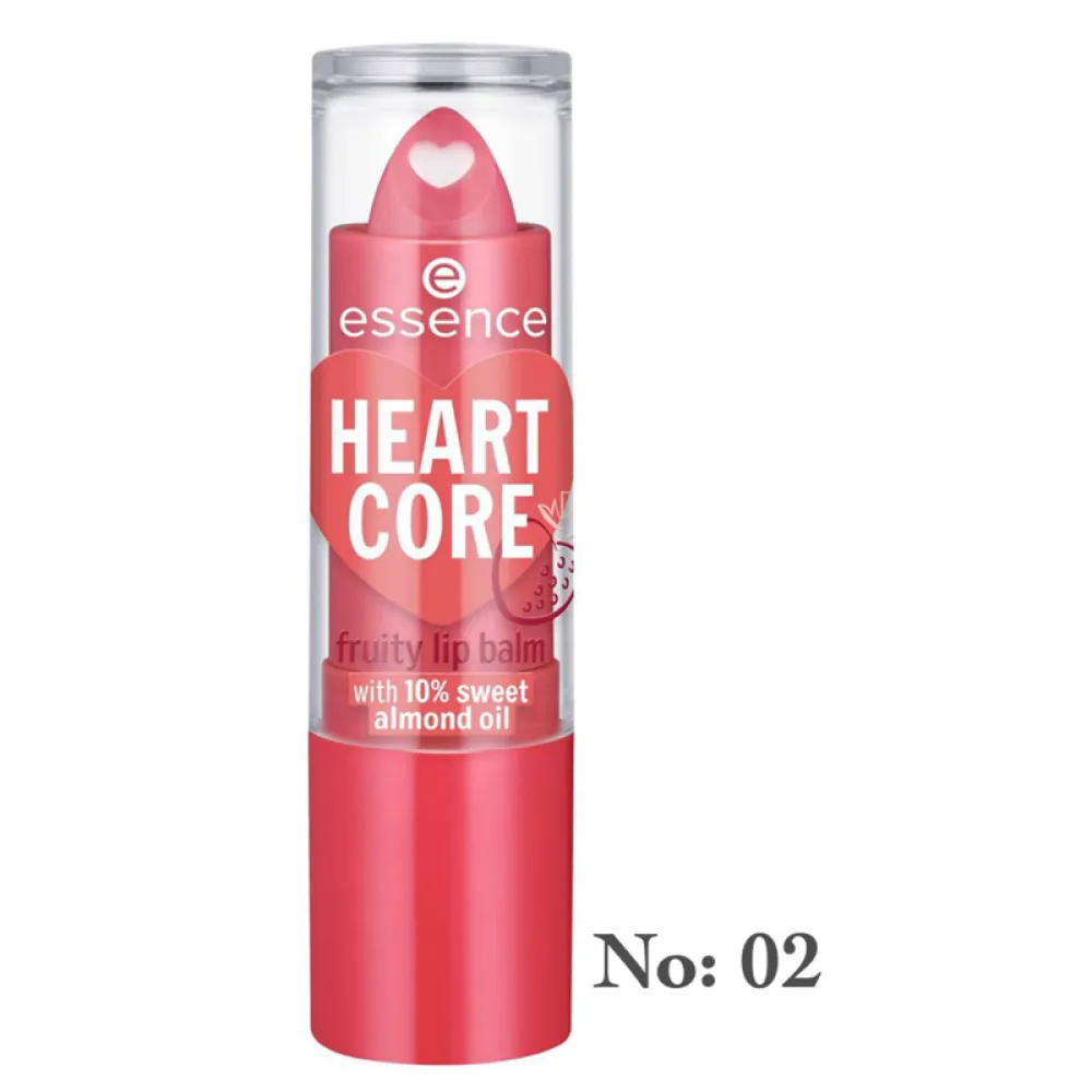Essence Heart Core Fruity Lip Balm Sweet Strawberry 02