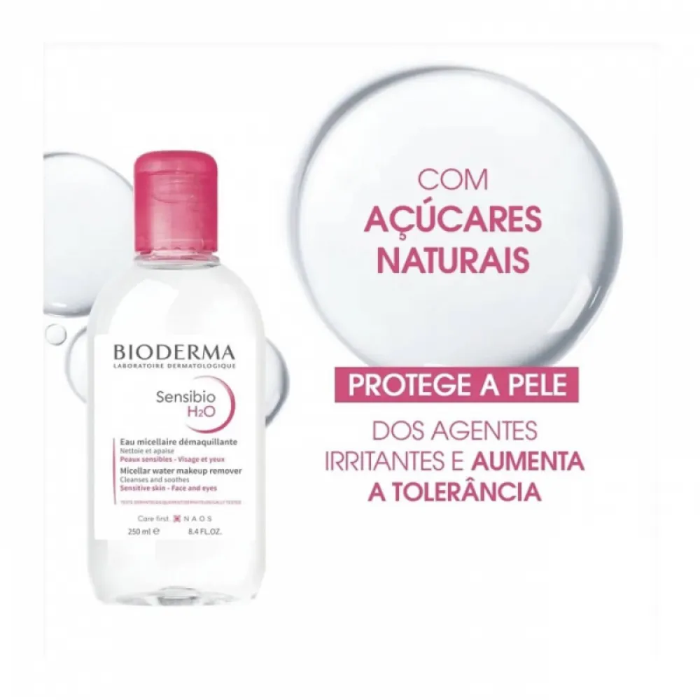 Bioderma Sensibio H2O Make-Up Removing Micellar Water Sensitive Skin, 250Ml