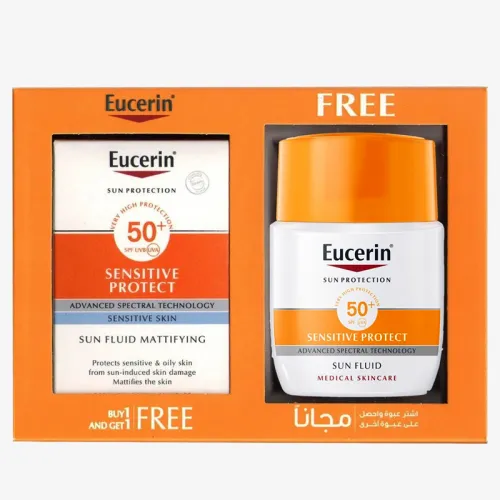 Eucerin Sun Fluid SPF 50 Sensitive Skin (1+1) 50 ml