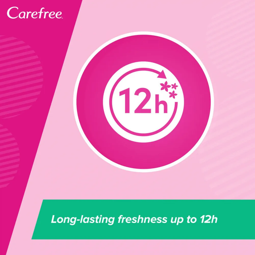 Carefree Daily Intimate Wipes, Duo Effect With Green Tea And Aloe Vera, Pack Of 20 Wipes