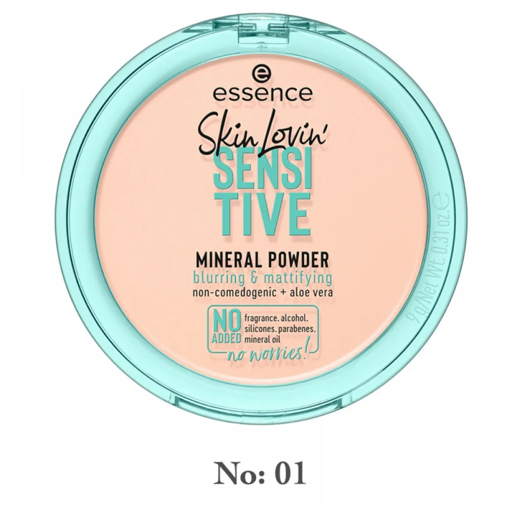 Essence Skin Lovin Sensitive Mineral Face Powder No. 01