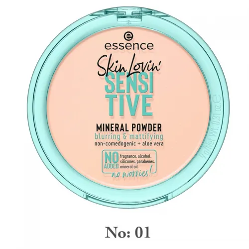 Essence Skin Lovin Sensitive Mineral Face Powder No. 01