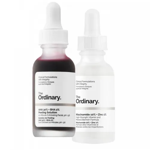 مجموعة  ذا اورديناري  لتقشير وتفتيح البشرة 