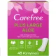 Carefree Plus Large Aloe Pantyliners - 48 Pantyliners
