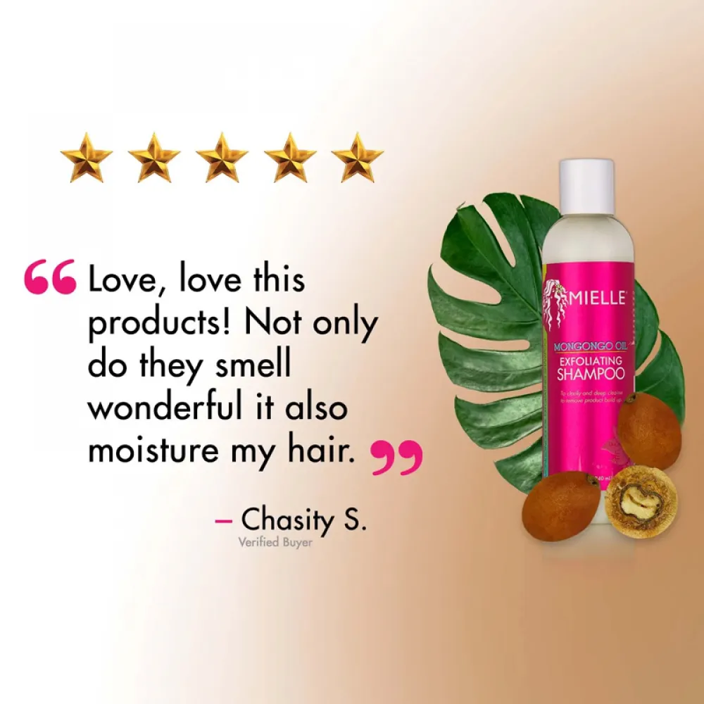 Mielle Organics Mongongo Oil Exfoliating Shampoo 240ml