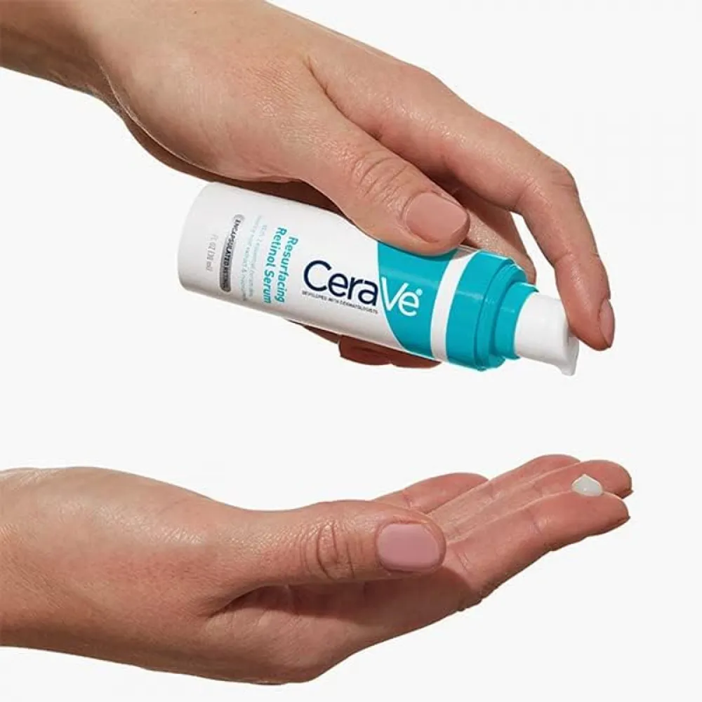 CeraVe Retinol Serum Post-Acne Marks And Skin Texture To Refine Pores, Resurface And Brighten Skin 30 ml