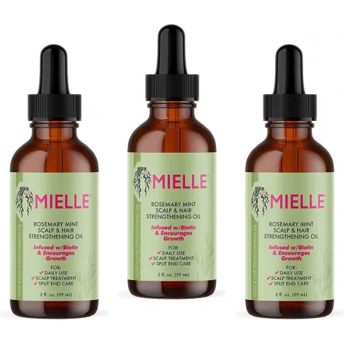 Mielle/Rosemary Mint/Scalp & Hair Strengthening Oil/Healthy Hair Growth / 2 oz (59ml) / (Pack of 3)